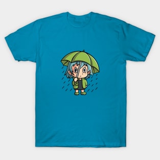 little girl in the rain T-Shirt